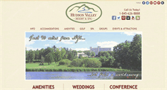 Desktop Screenshot of hudsonvalleyresort.com