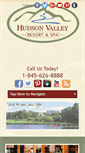 Mobile Screenshot of hudsonvalleyresort.com