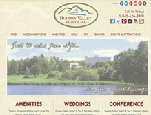 Tablet Screenshot of hudsonvalleyresort.com